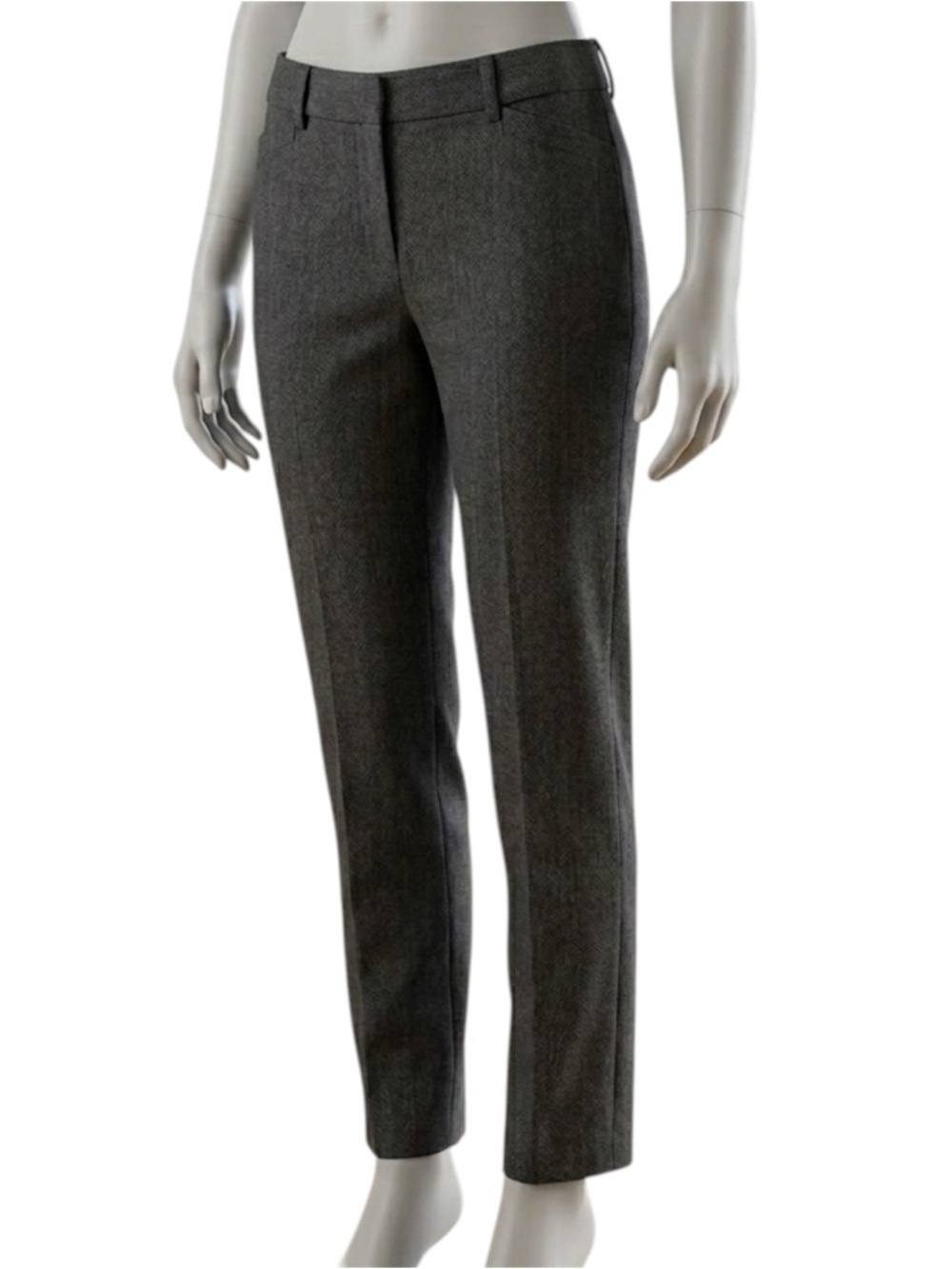 Hilary Radley Grey Textured Tummy Control  Dress Pants Small Bundle of 2